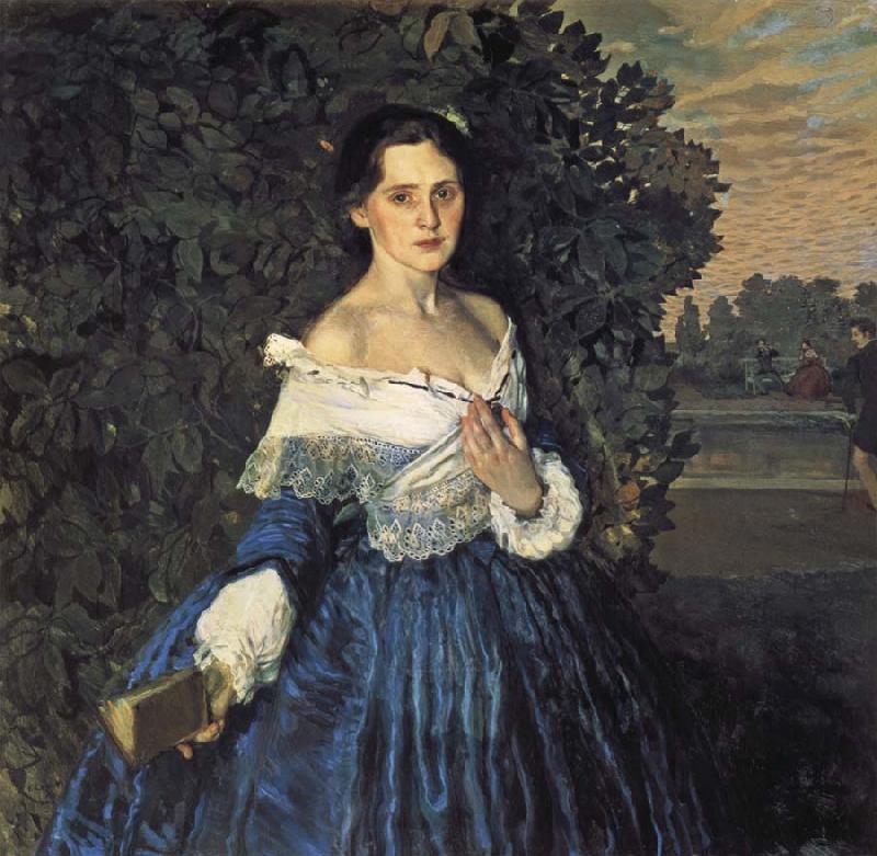 Konstantin Somov Lady in Blue